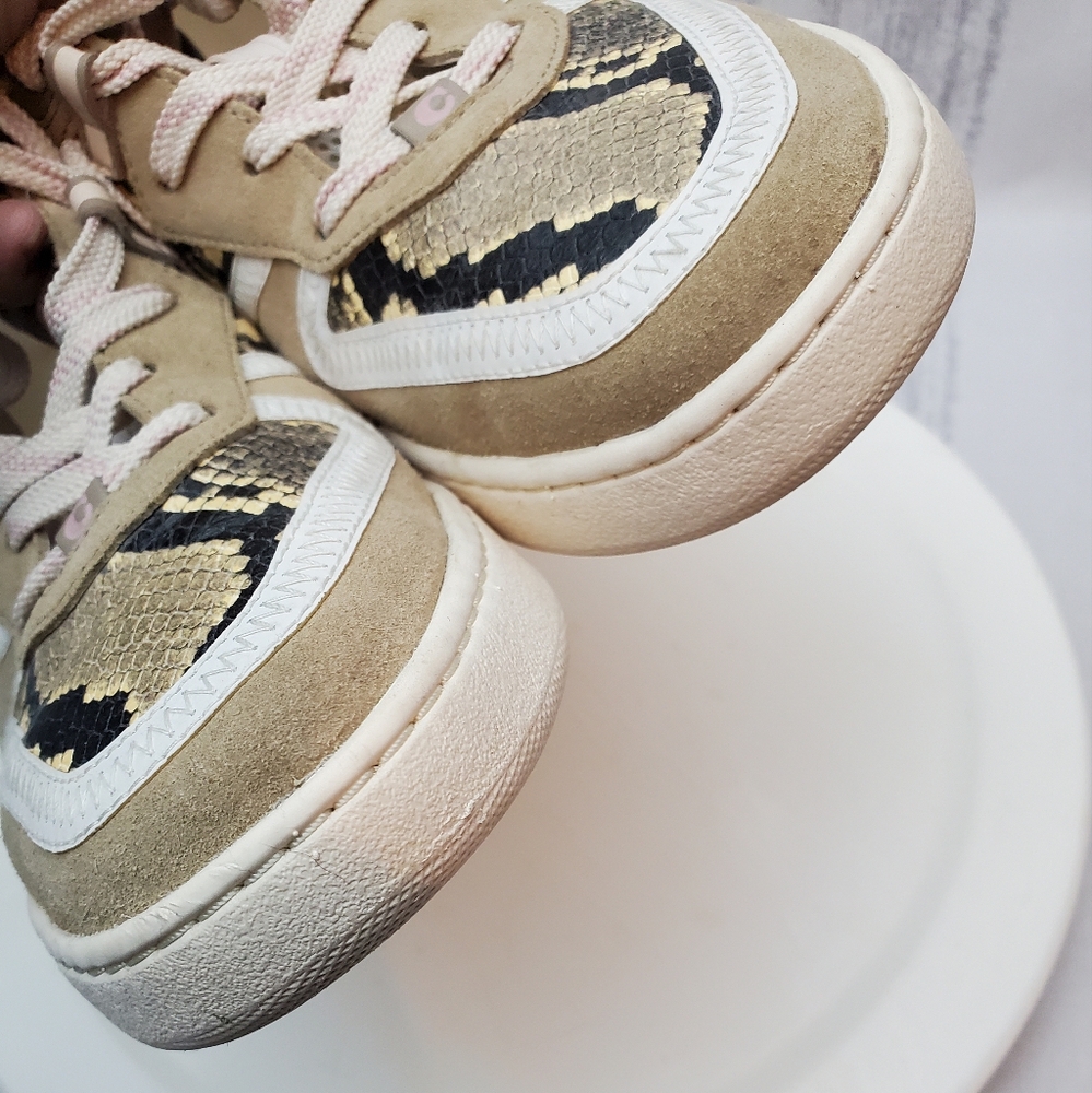 COACH Citysole Court Leather Sneaker - Beechwood/ Aurora Sz 10B - Picture 14 of 14